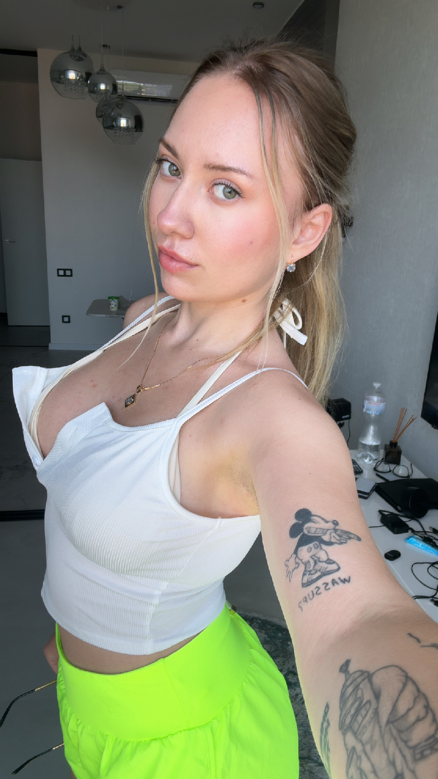 KateV in her underwear in Fresno