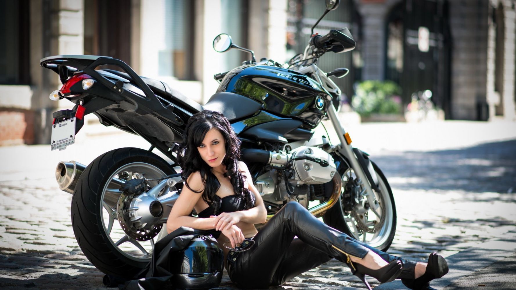 European women on bikes in Fresno