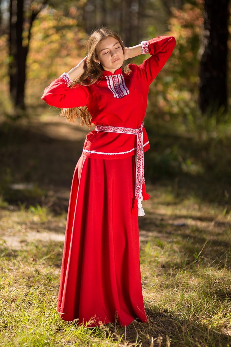 Underwear Women in Slavic costumes in Fresno