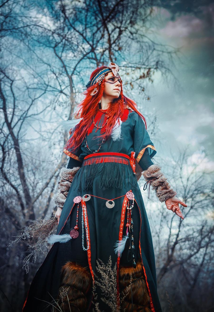 Girls in Slavic costumes underwear in Fresno