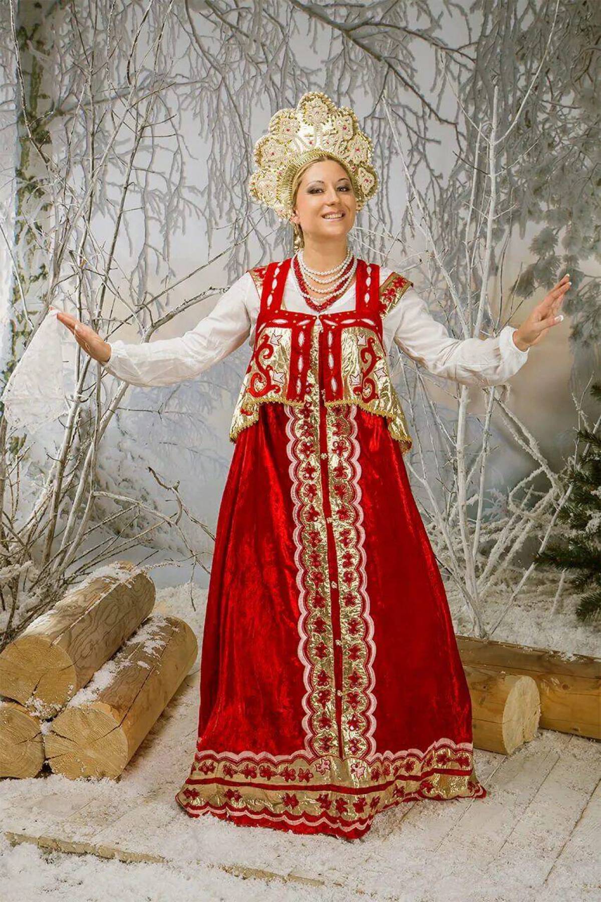 Girls in Slavic costumes in Fresno