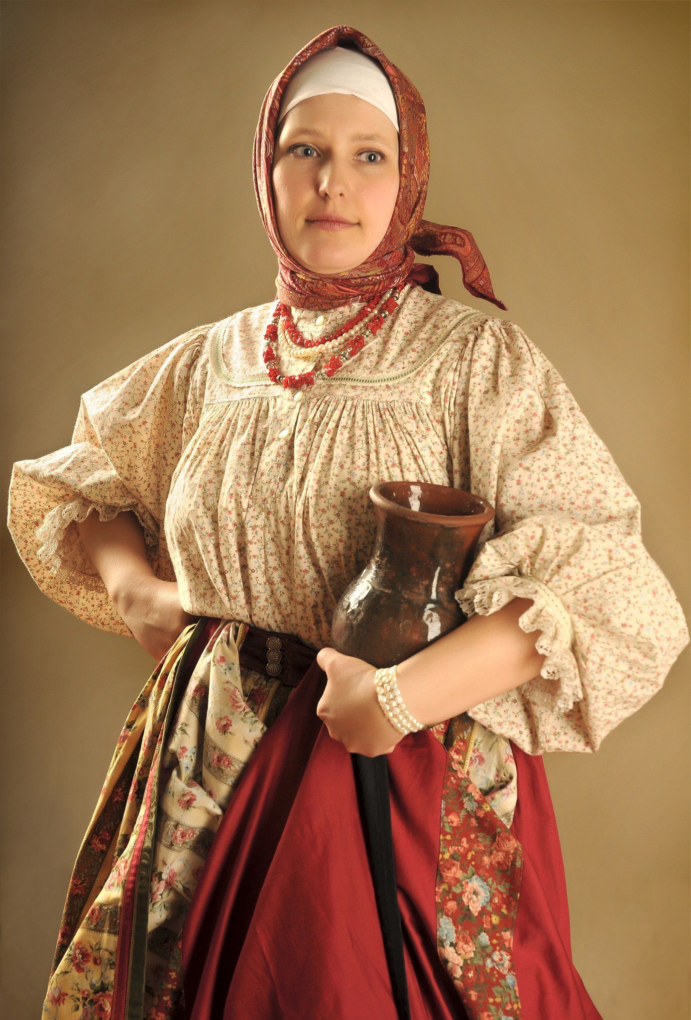 Girls in Slavic costumes in Fresno