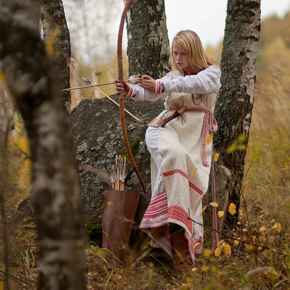 Sexy photo Girls in Slavic costumes in Fresno